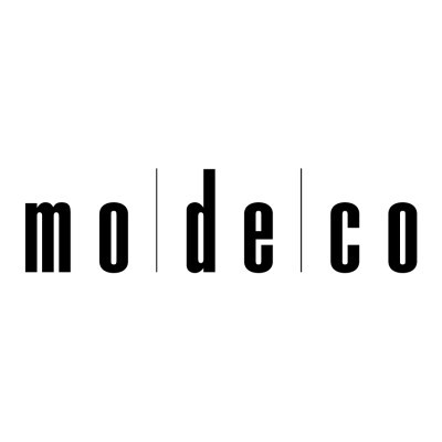 Logo modeco, Schweiz. Fachschule für Mode und Gestaltung